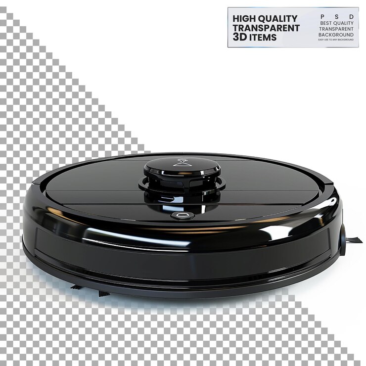 PSD robots de vacío png en un fondo transparente aislado