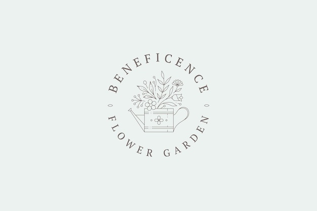 Roca floral rústica de primavera monocromática en el riego puede rodear el lugar del logotipo para el texto