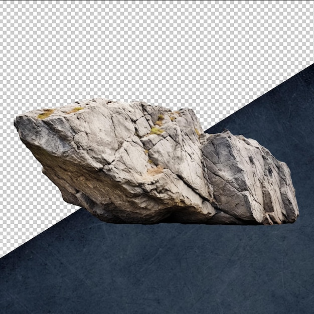 PSD una roca con un triángulo y la palabra 