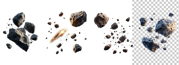 Rocas y escombros espaciales