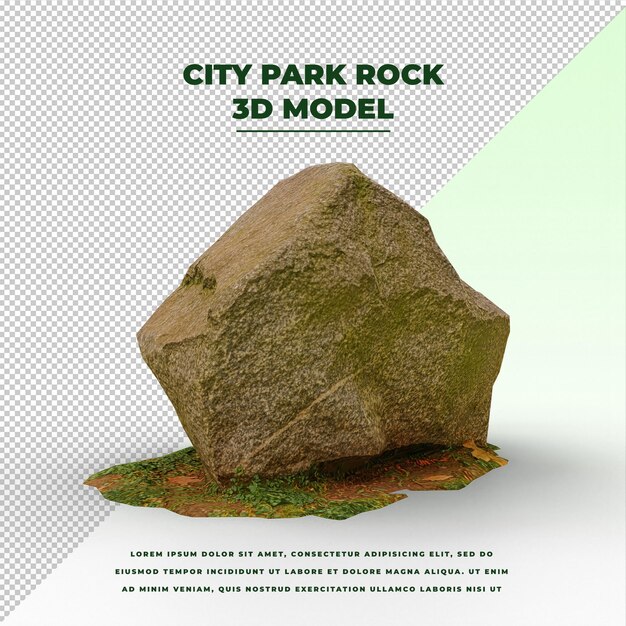 Roccia del parco cittadino