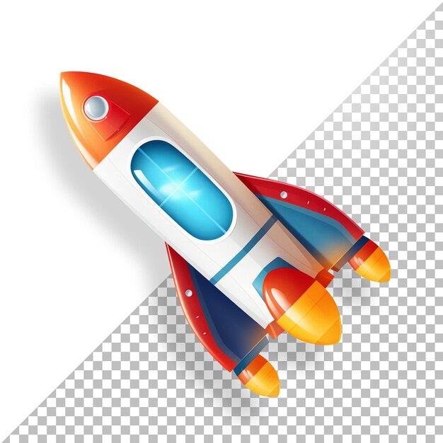 Rocket 3d sin fondo