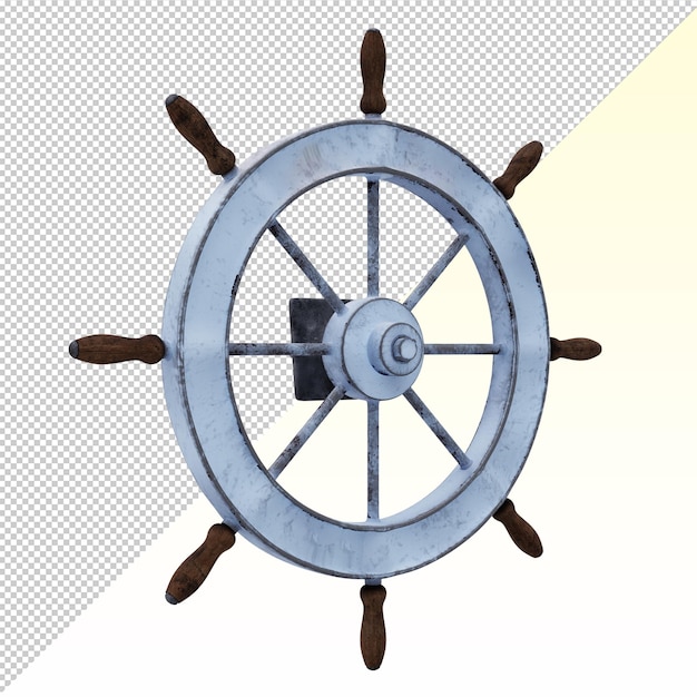 PSD roda do leme do navio