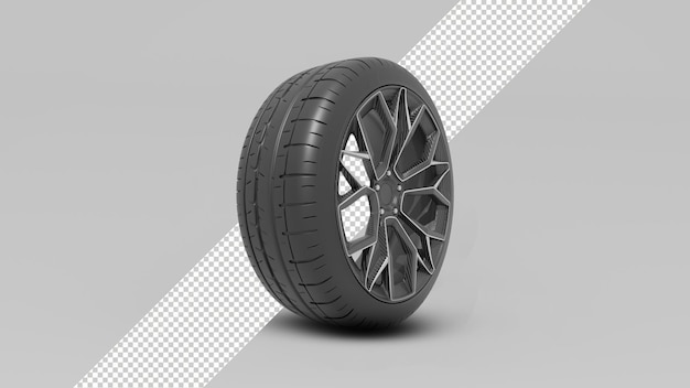 PSD roda render perspectiva 3d