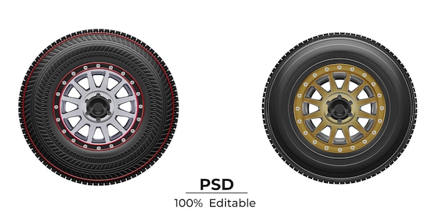 PSD rodas de automóveis