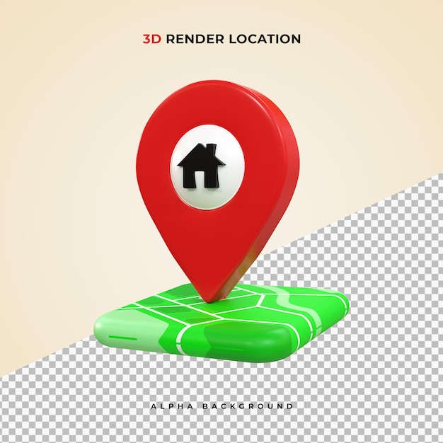 Rojo realista 3d mapa pin gps puntero marcadores puntero Icono de ubicación