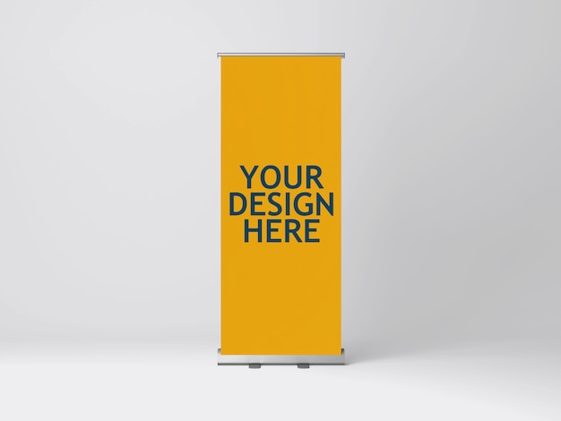 Roll banner mockup