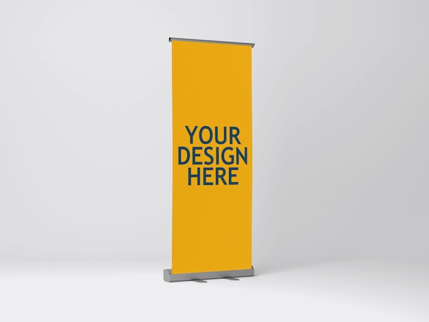 Roll banner mockup