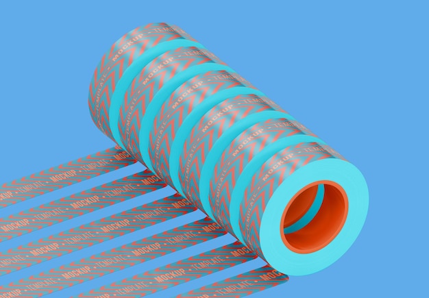 Roll of Masking Tape Mockup