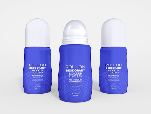 Roll-on-deodorant-flaschen-branding-mockup