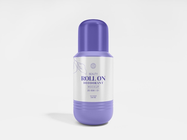 Roll-on-deodorant-flaschen-branding-mockup