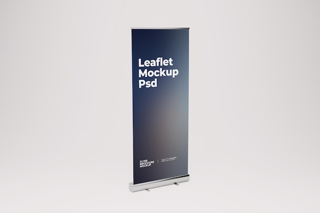 Roll Up Banner Mockup for Advertising and Promotional Purposes