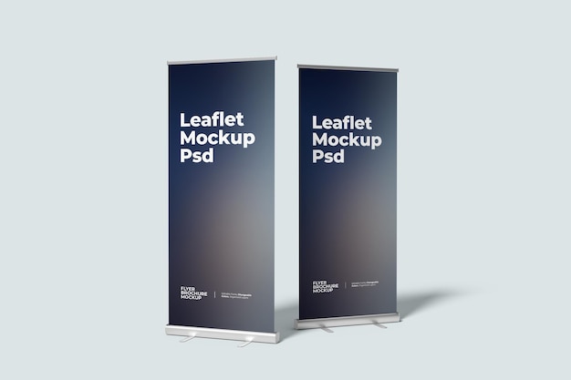 Roll Up Banner Mockup for Presentations