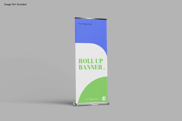 Roll Up Banner Mockup per pubblicità e promozioni