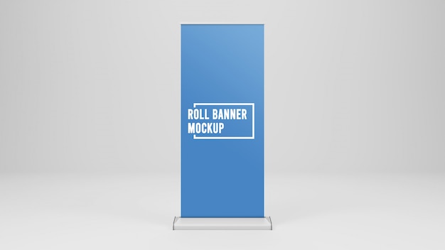 PSD roll up banner mockup