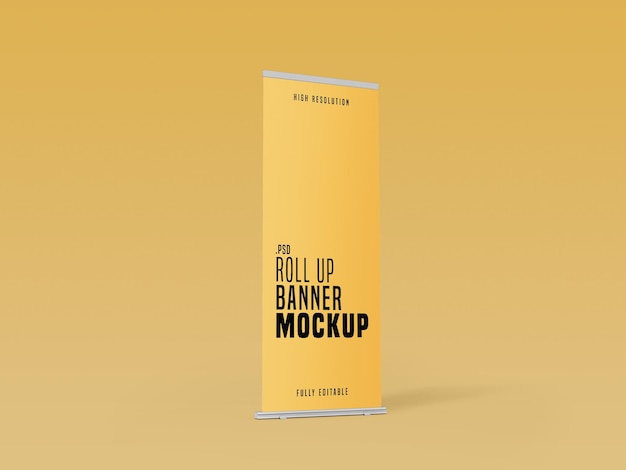 Roll Up Banner Stand Maquette