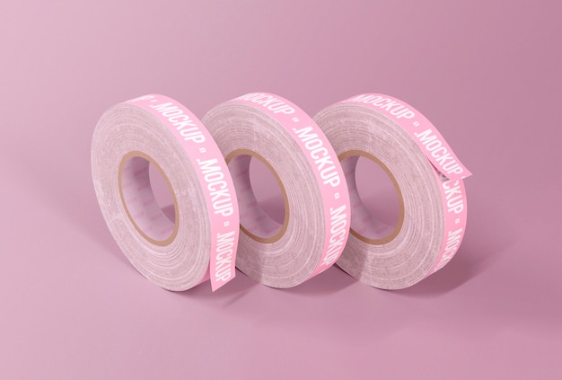 Rollen von Klebeband Mock-up-Design