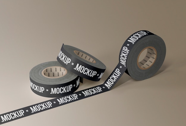 Rollen von Klebeband Mock-up-Design