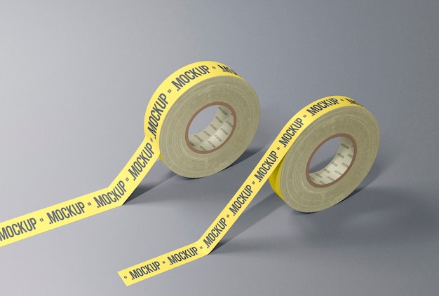 Rollen von Klebeband Mock-up-Design