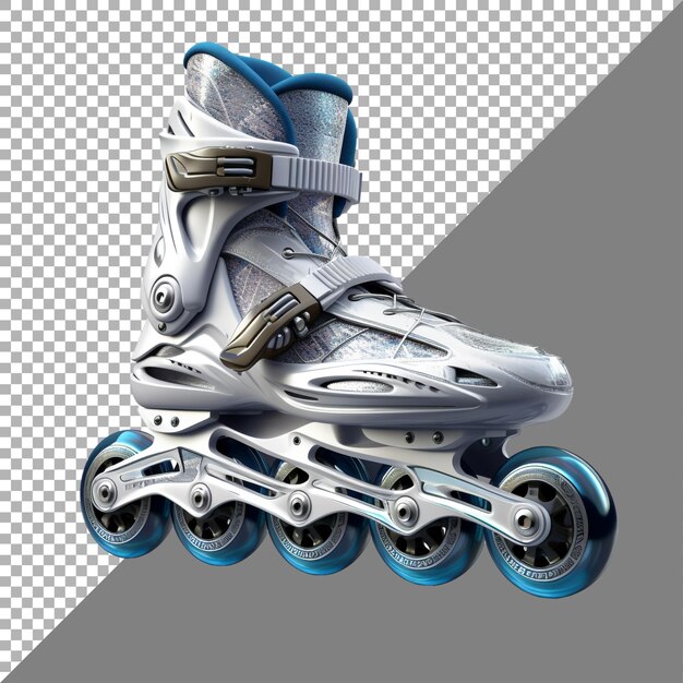 PSD rollerblades contra un fondo transparente generado por ai