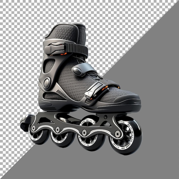 Rollerblades contra un fondo transparente generado por ai