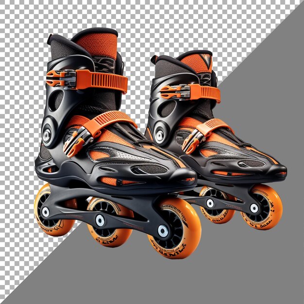 PSD rollerblades contra un fondo transparente generado por ai