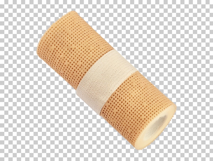 PSD rollo de vendaje médico aislado en fondo transparente png psd