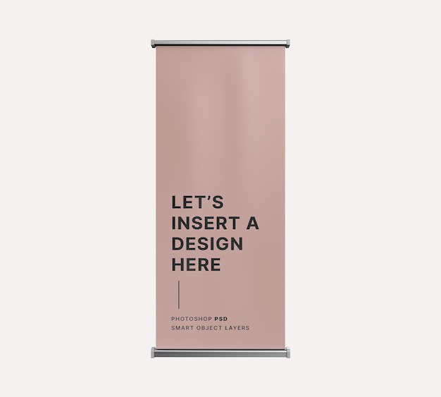 Rollup Banner Mockup for Advertising and Events