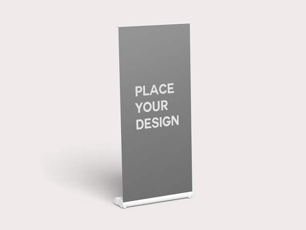 Rollup banner mockup for advertising and presentations