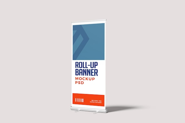 Rollup Banner Mockup for Advertising and Promotion