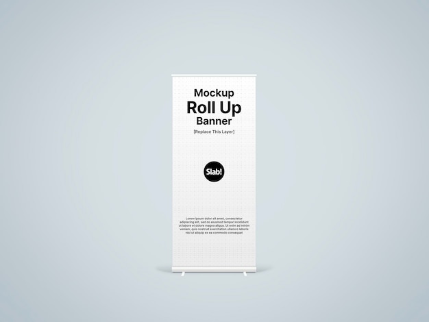 RollUp Banner Mockup for Advertising and Promotional Purposes