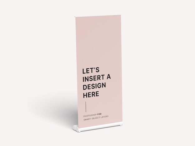 Rollup Banner Mockup for Marketing and Advertising