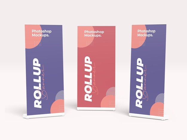 Rollup Banner Mockup for Promotional Display