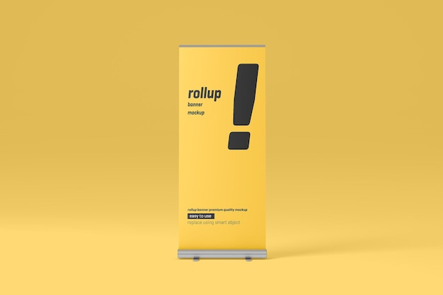Rollup-Banner-Mockup für Fachmessen