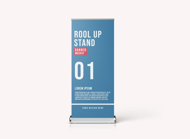 Rollup Banner Mockup Template for Business and Promotion