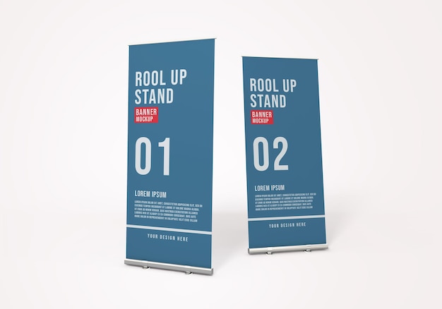 Rollup Banner Mockup Template for Business and Promotion