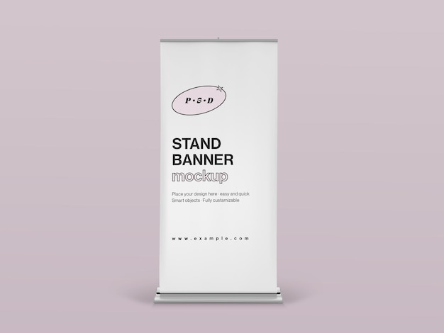 Rollup Banner Mockup Template for Promition and Advertisment