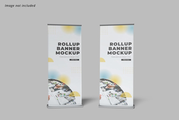 PSD rollup banner mockup