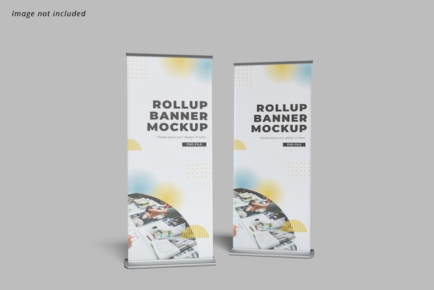 PSD rollup banner mockup