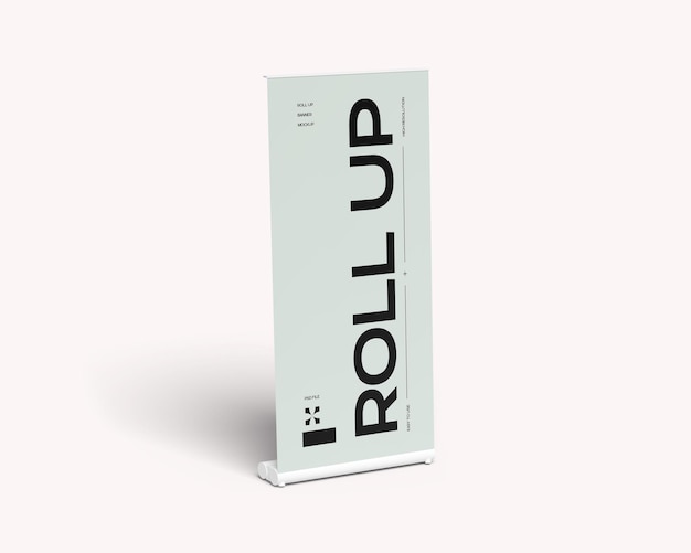 Rollup banner presentation for business promotion