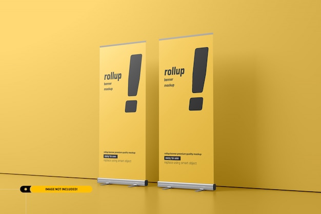 Rollup oder X-Banner Mockup