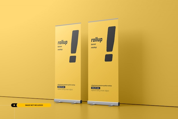 Rollup oder x-banner mockup