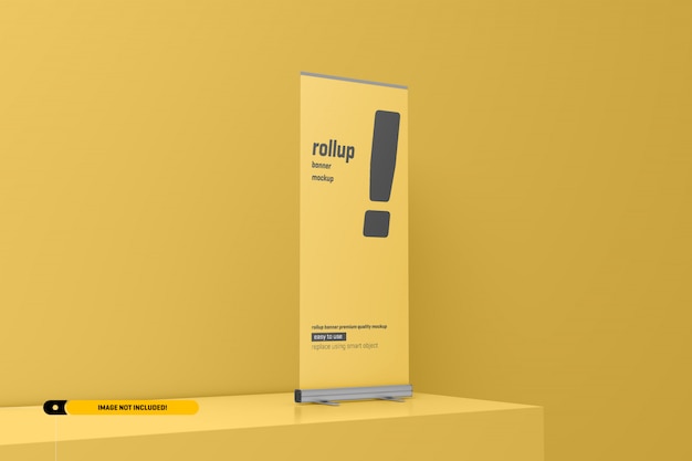 Rollup oder X-Banner Mockup