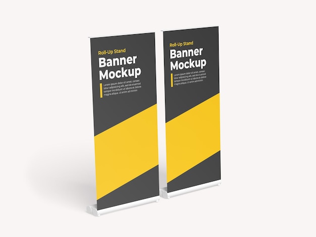 RollUp Stand Banner Mockup