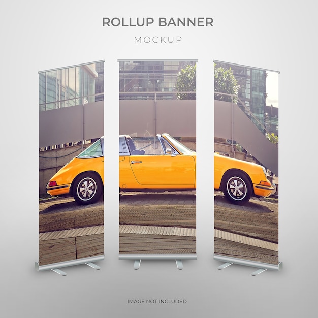 Rollup standee mockup