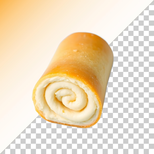 Rolo de manteiga fresco com camada ultra