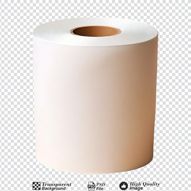 PSD rolo de papel higiénico isolado sobre um fundo transparente