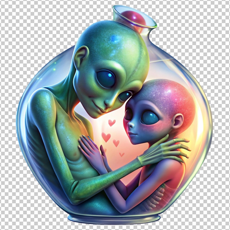 PSD un romance entre una pareja de amantes alienígenas