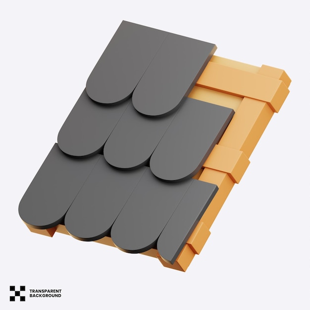 Rooftile 3D Illustration