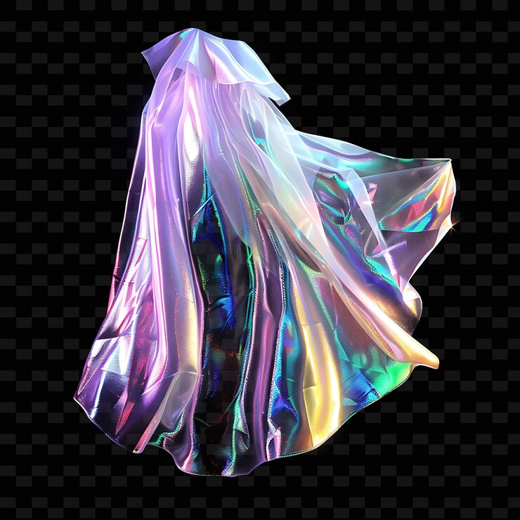 PSD ropa futurista con diseño innovador hecha con acetato png ropa de moda de neón única